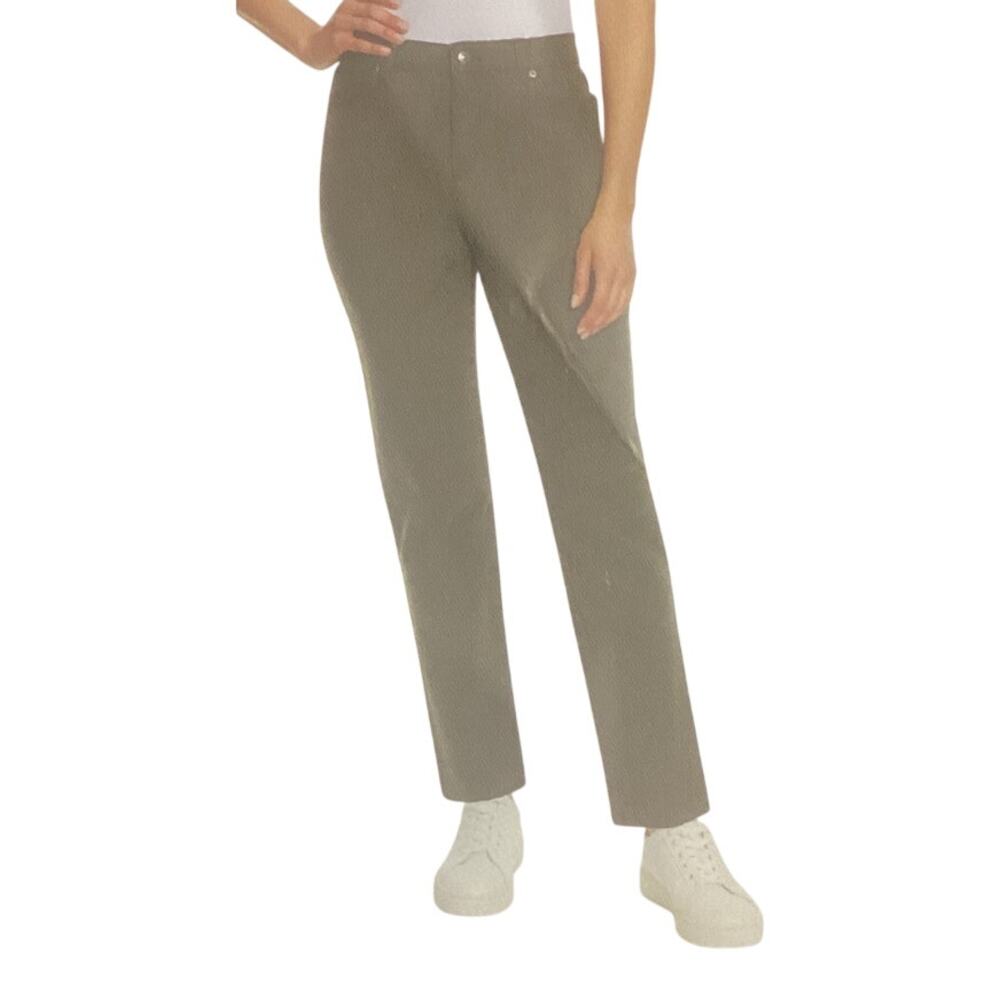 Gloria Vanderbilt  Womens Green Original Slimming Jeans Size 10